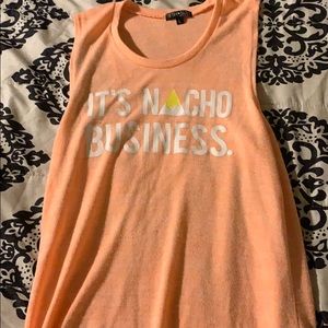 "it's nacho business" swim tank